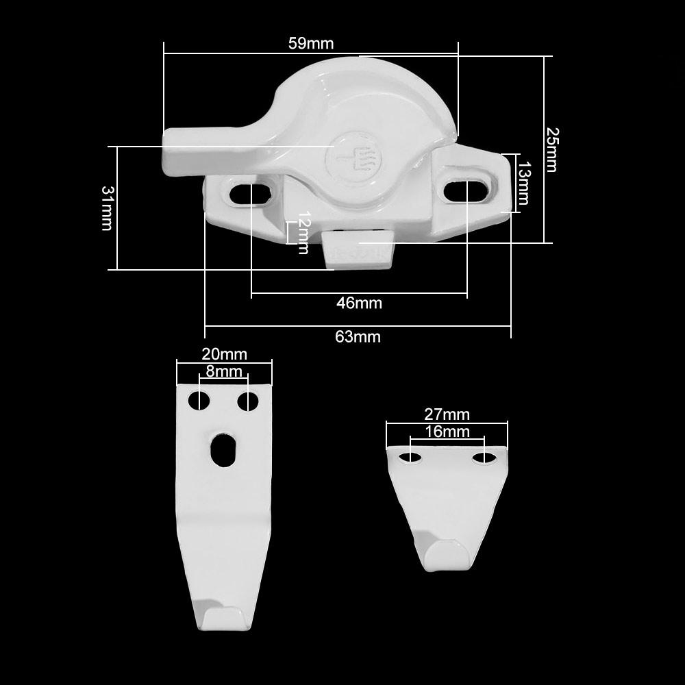 Furniture Hardware Fitting - Аппаратный оконный замок из сплава, высококачественный