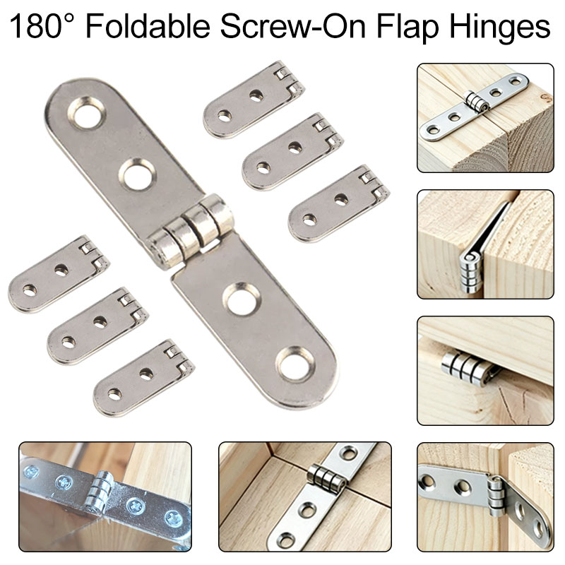 Cabinet Hinge Overlay - 180-градусные складные петли-клапаны (2 шт.) с